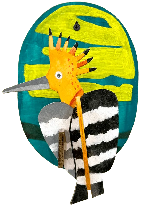 Hoopoe Bird Wall Hanging