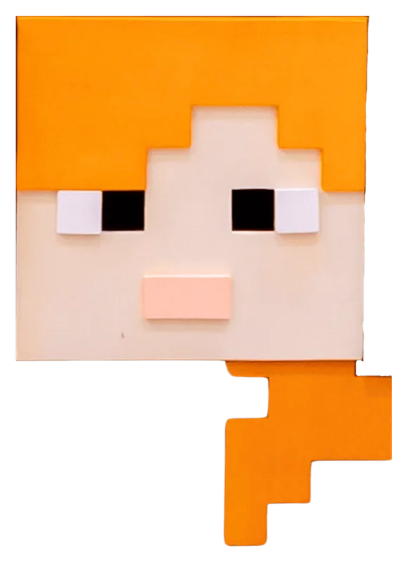 Minecraft Helmet Head – Alex