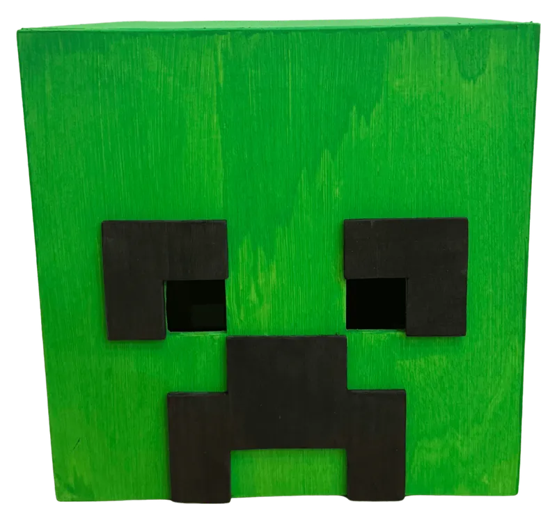 Minecraft Helmet Head – Creeper