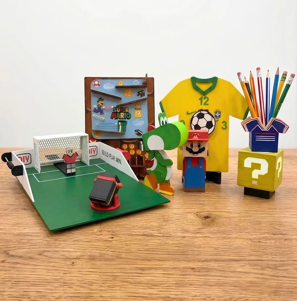 Mario and FIFA themed maker projects