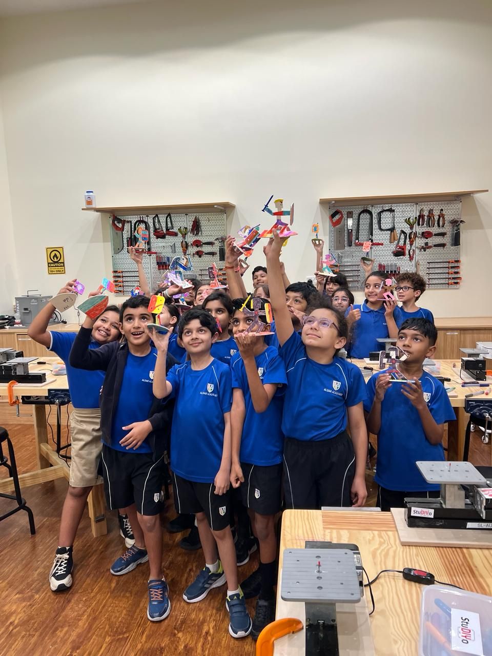 Students with their StuDIYo Lab projects