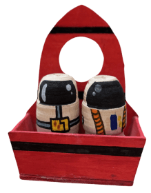 Rocket Salt & Pepper Shaker